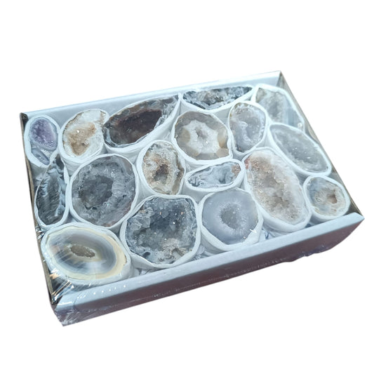 Caja De Minerales Geodinas De Ágata 401002964