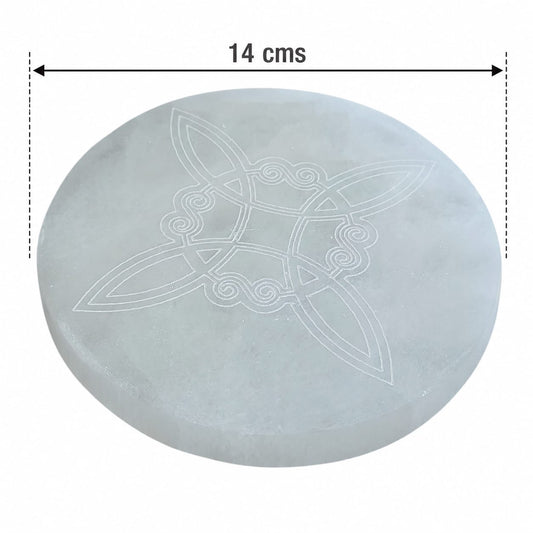 Plato Selenita Nudo De Bruja 14 Cms Aprox Ref: 401204233