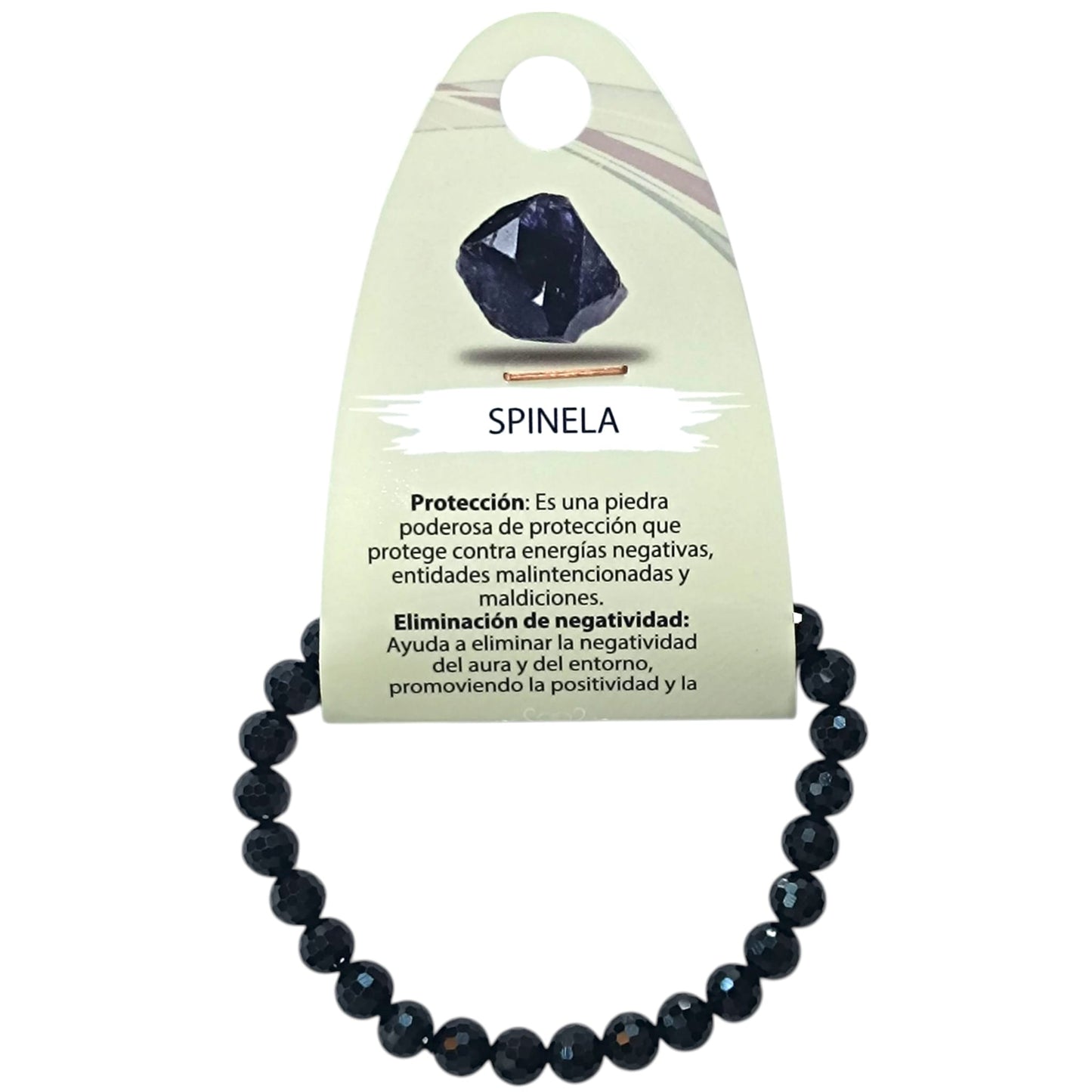 Pulsera Facetada Piedra Natural Espinela 6 mm Ref: 600604315