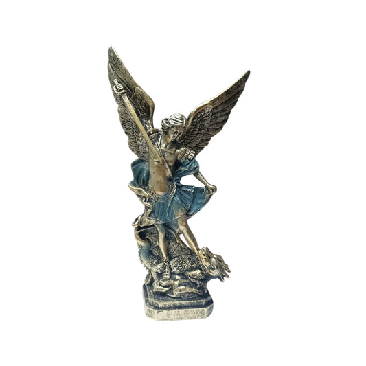 Figura En Resina San Jorge 20 Cms Aprox 600103751 Azul - stonez