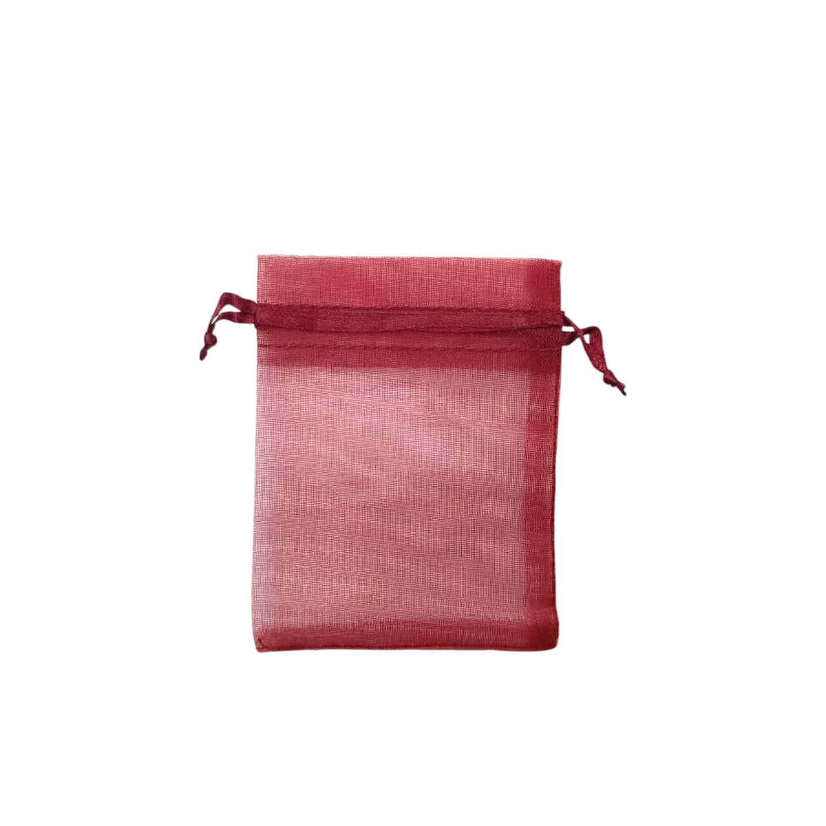 Paquete 100 Bolsas Organza Color Burdeos 7x9 Cms Aprox 600104580