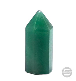 1114 Obelisco En Piedra Natural Aventurina Verde 3,5 Cms Aprox