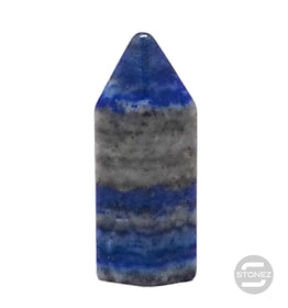 1114 Obelisco En Piedra Natural Lapis Lázuli 3,5 Cms Aprox.