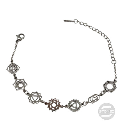 Pulsera Acero Simbolos Chakras 600104023 - stonez