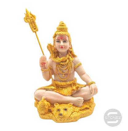 600102402 Figura En Resina Shiva 14x10 Cms Aprox - stonez
